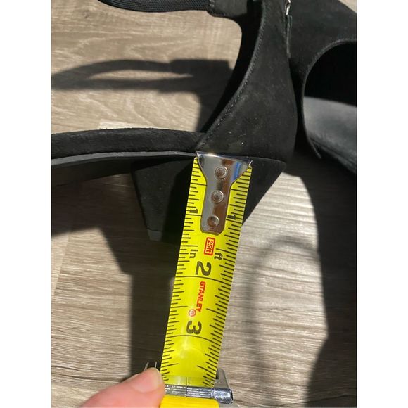 Eileen Fisher Just Suede Ankle-Strap Pump, Black Shoes, Size 9, MSRP $195 - Picture 10 of 10